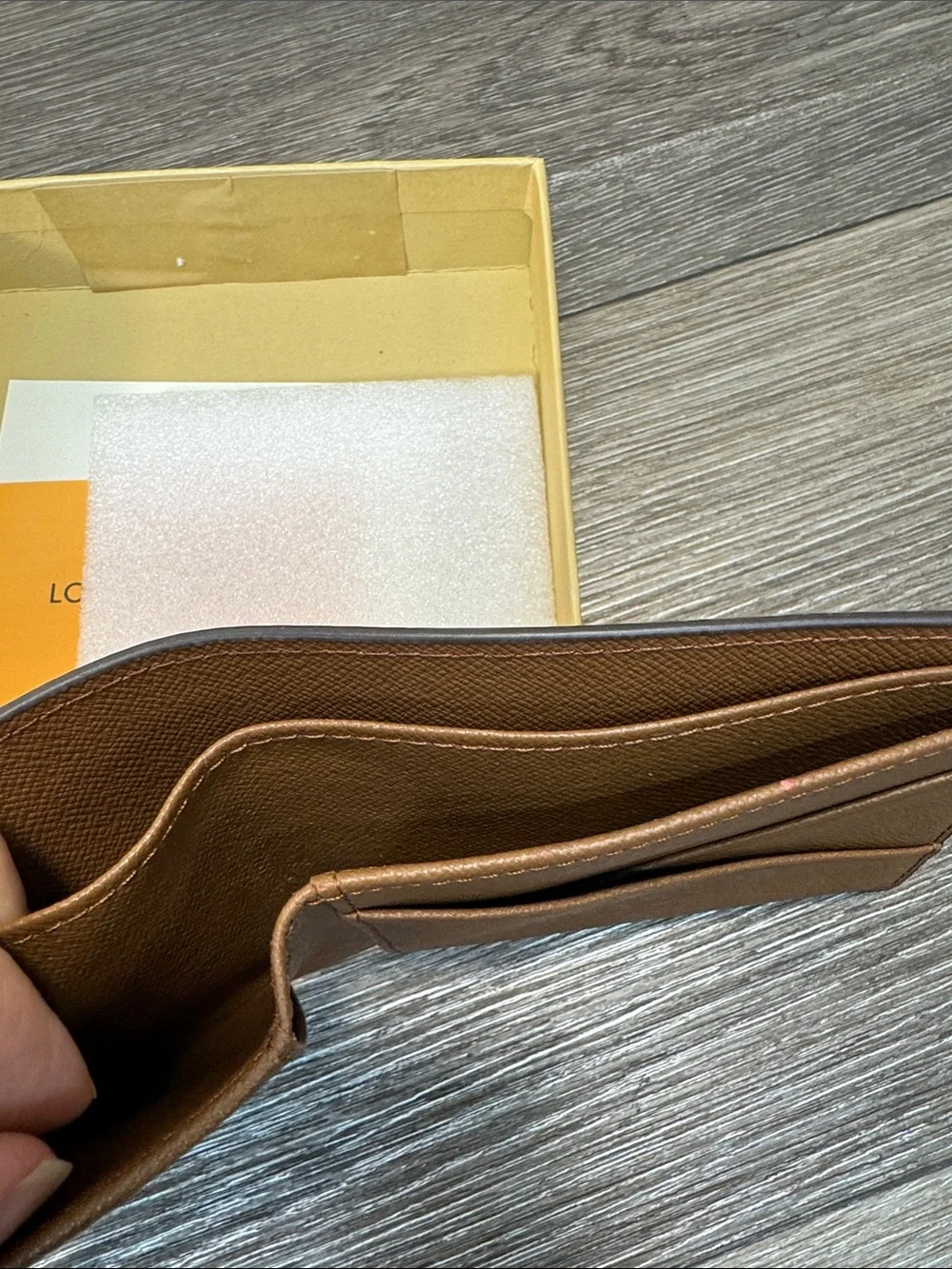 Louis Vuitton Monogram Money Clip Wallet - Brown